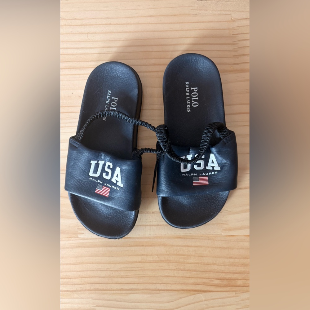 Polo by Ralph Lauren Navy Kids Sandals